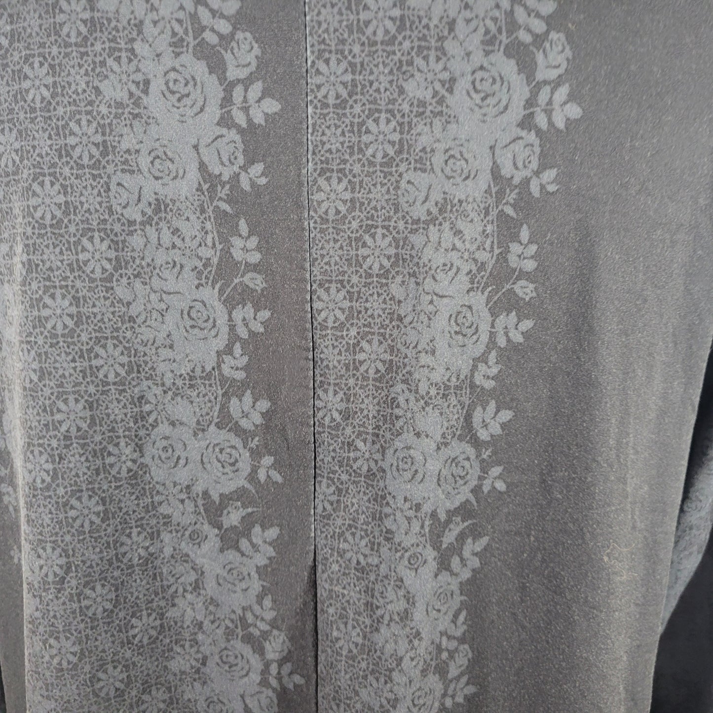 Azalea Firmiana Womens Indigo Blue White Floral Tunic Blouse 1XL FLO3E