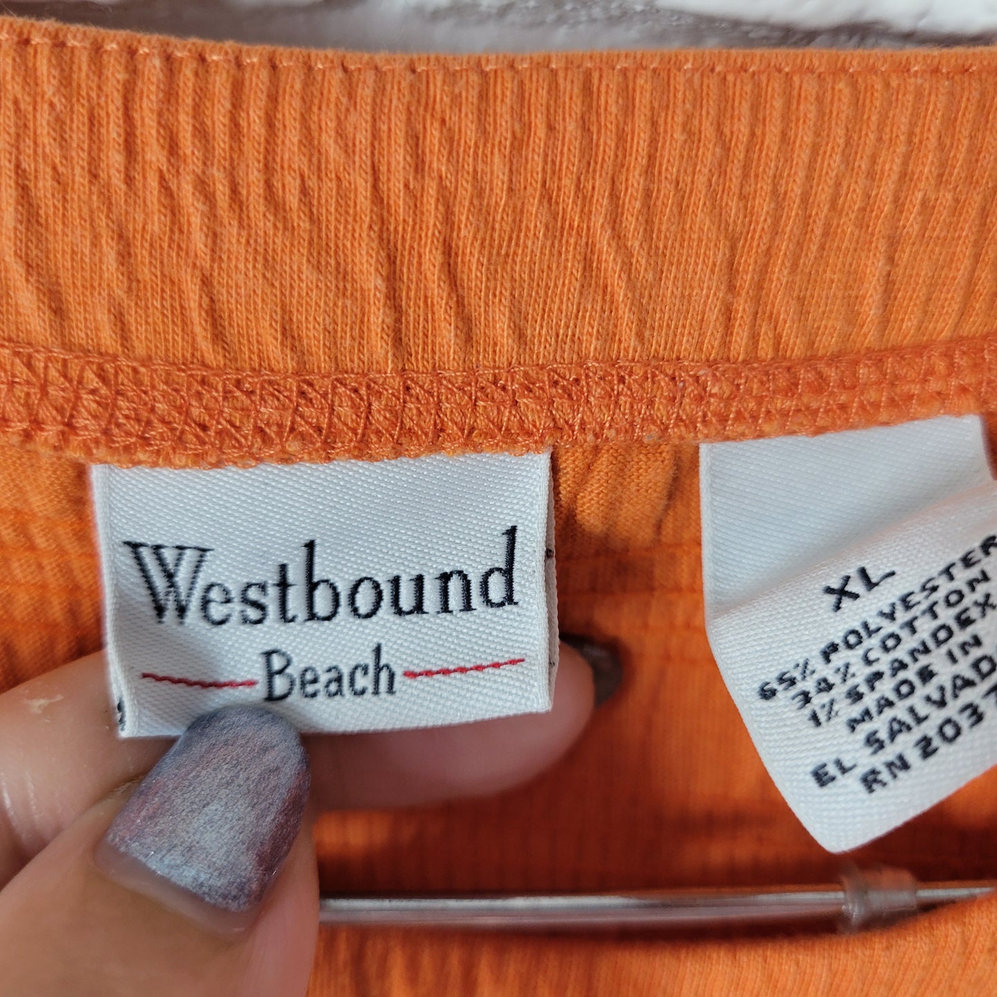 Westbound Beach Swim Cover Up XL Orange Womens Summer Pool Resort Dress ORA33E