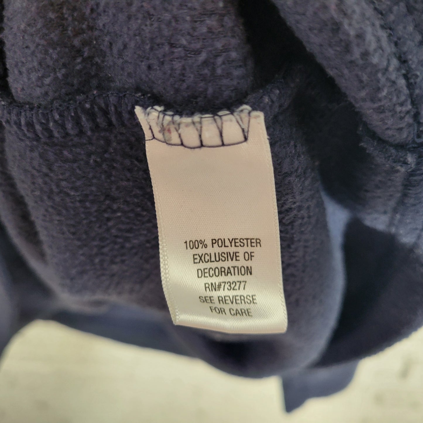 Croft Barrow Womens Snowflake Fleece Sweatshirt 2X Blue V Neck Plus SWE90E