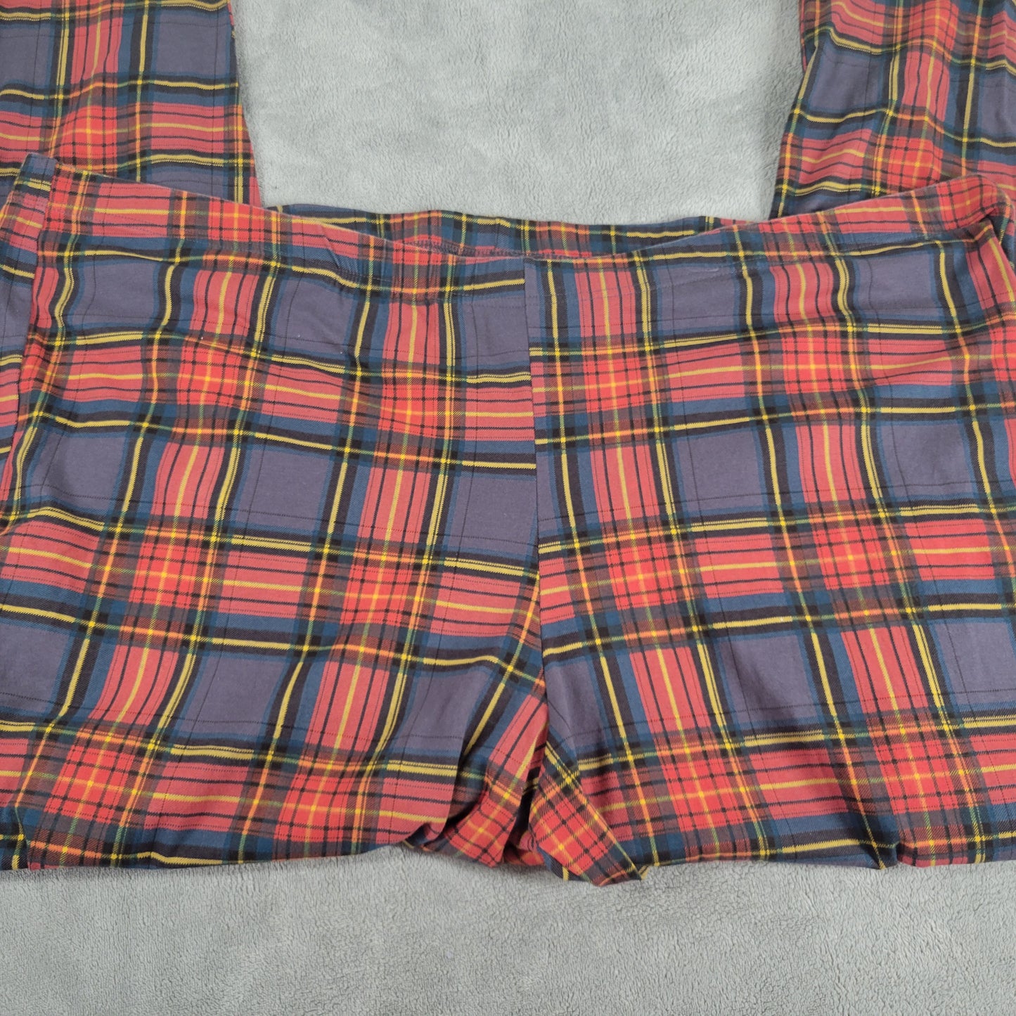 Torrid Lounge Pants Womens 6X Red Blue Plaid Sleepwear Pajamas Pull On PLA12E