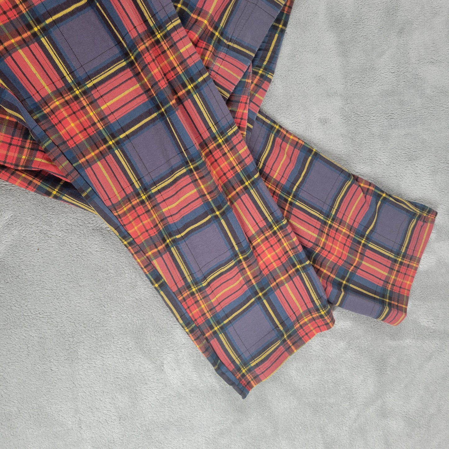 Torrid Lounge Pants Womens 6X Red Blue Plaid Sleepwear Pajamas Pull On PLA12E