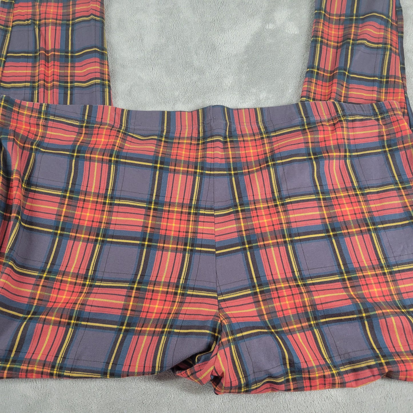 Torrid Lounge Pants Womens 6X Red Blue Plaid Sleepwear Pajamas Pull On PLA12E