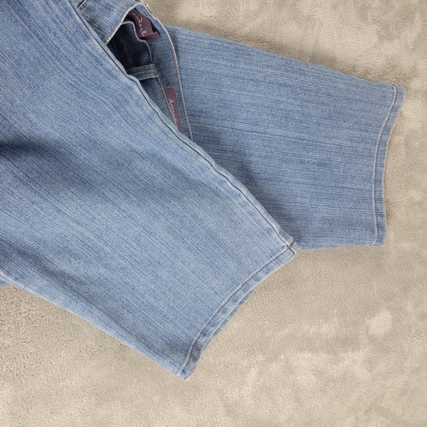 Gloria Vanderbilt Amanda Jeans Size 16W Womens Medium Wash Denim Classic SL112E