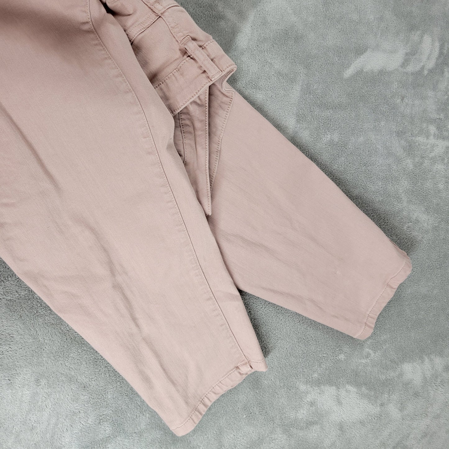 Lane Bryant Tan Skinny Jeans Size 24 Plus Super Stretch Elastic Waist SKI26E