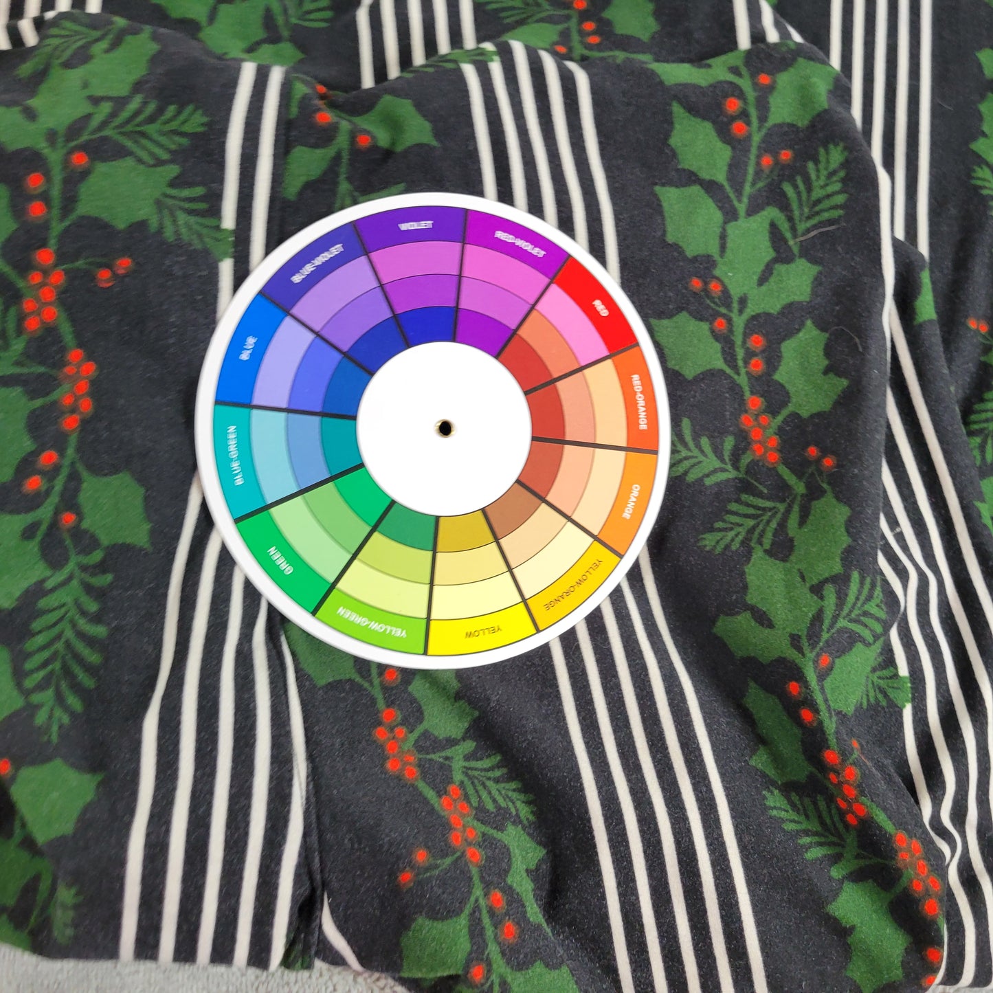 LuLaRoe Christmas Leggings Womens TC2 Holly Berry Stripes Black Green FLO227E