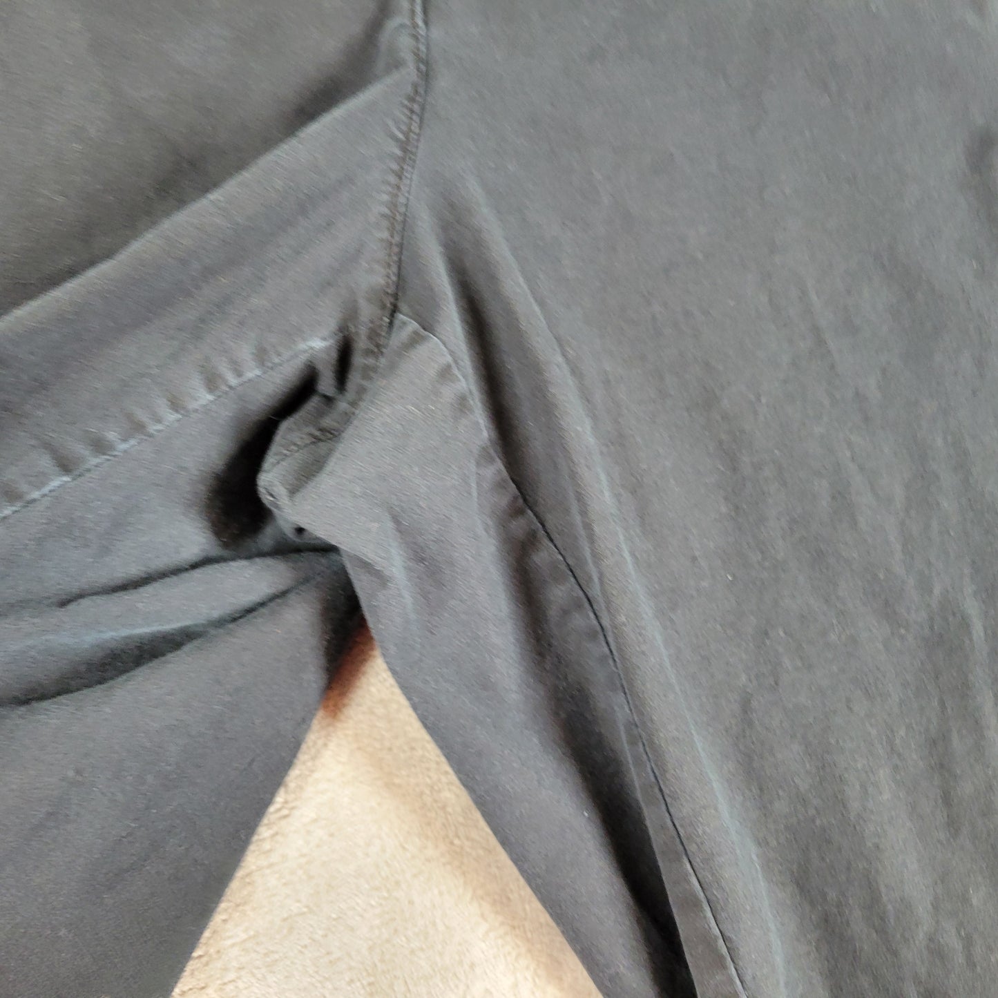Karen Scott Cargo Shorts Womens 18W Black Skimmer Elastic Waist Cotton BLA71E