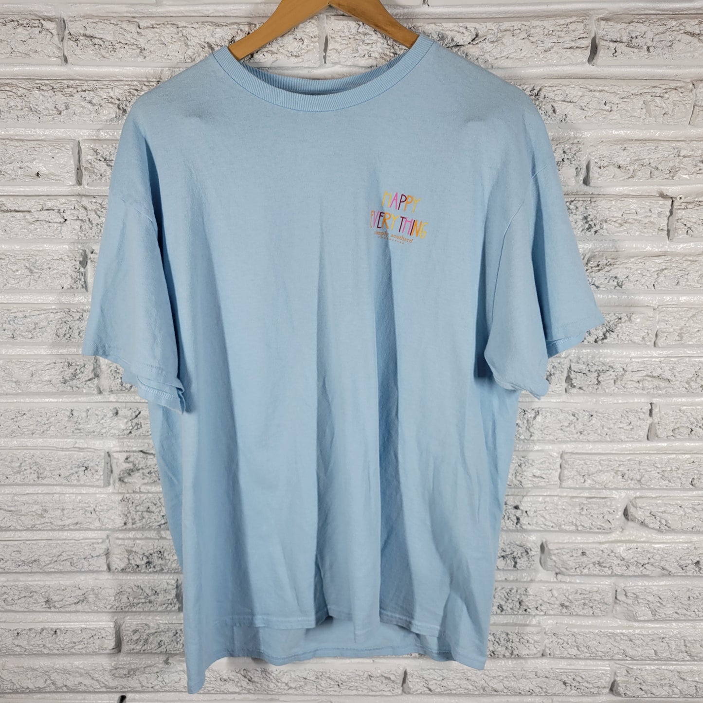 Simply Southern Shirt XL  Blue Holiday Valentines St Patricks Easter NOV116