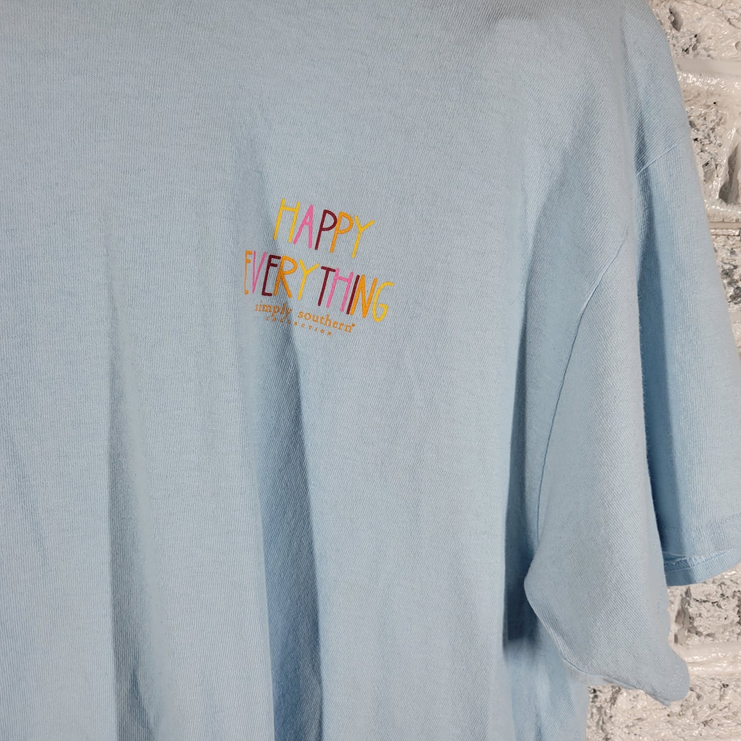 Simply Southern Shirt XL  Blue Holiday Valentines St Patricks Easter NOV116