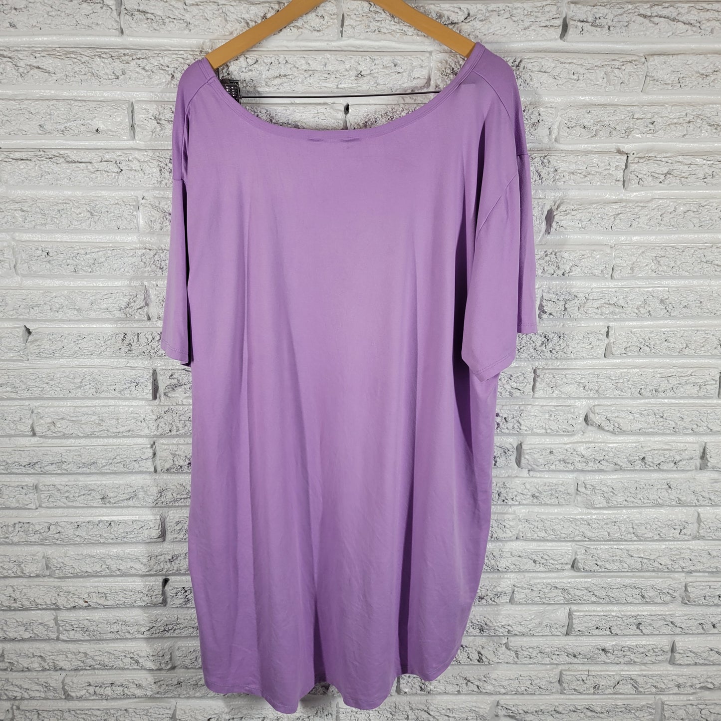Coco Lounge Women 3X Purple Sleep Shirt French Bulldog Current Mood PUR40E