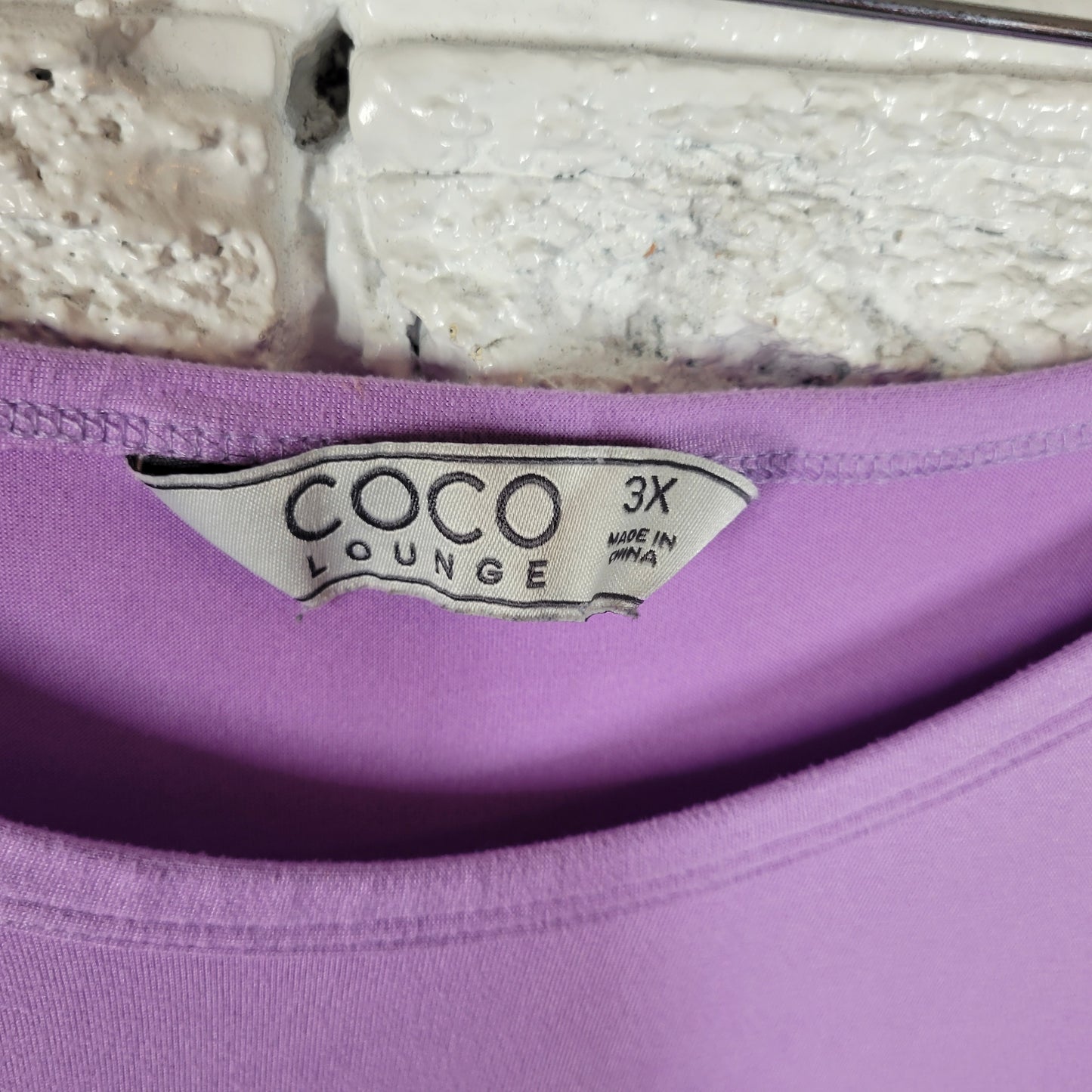 Coco Lounge Women 3X Purple Sleep Shirt French Bulldog Current Mood PUR40E