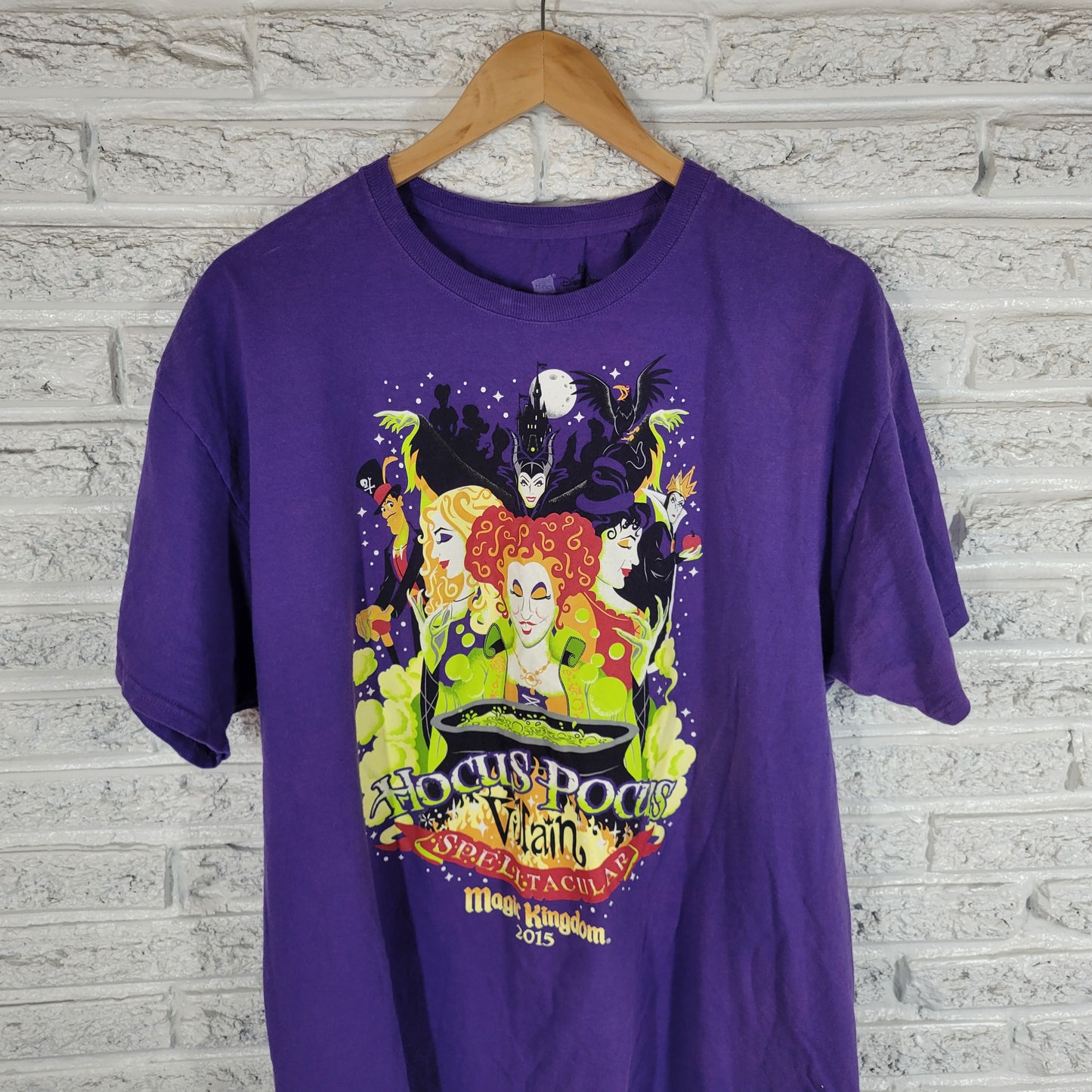 Disney Parks Hocus Pocus Villain Spelltacular 2015 Shirt Purple Adult XL NOV136E