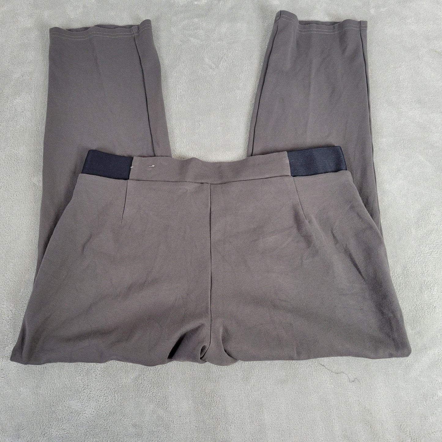 JM Collection Womens Pants XL Gray Jogger Pull On Elastic Waist Stretch GRA92E