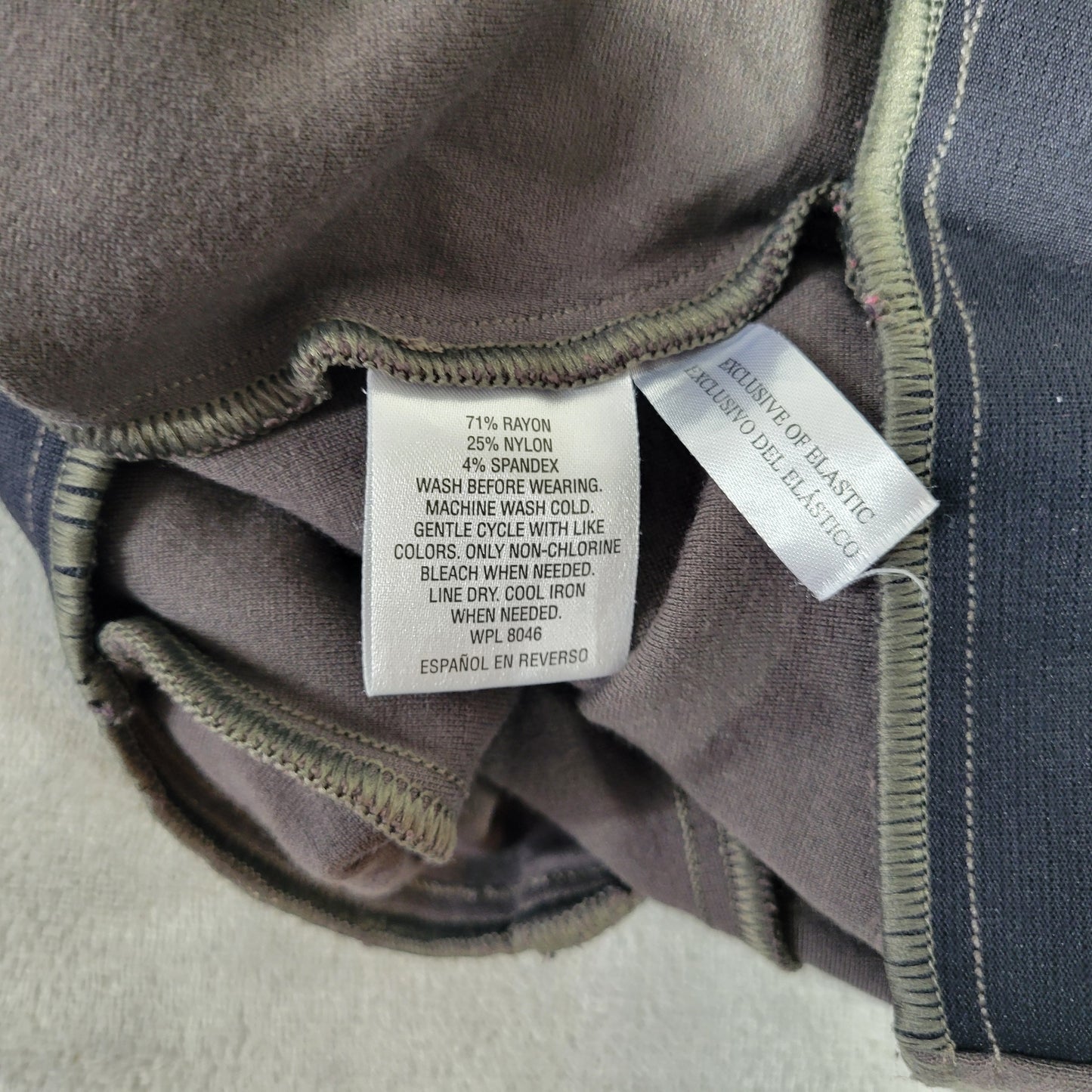 JM Collection Womens Pants XL Gray Jogger Pull On Elastic Waist Stretch GRA92E