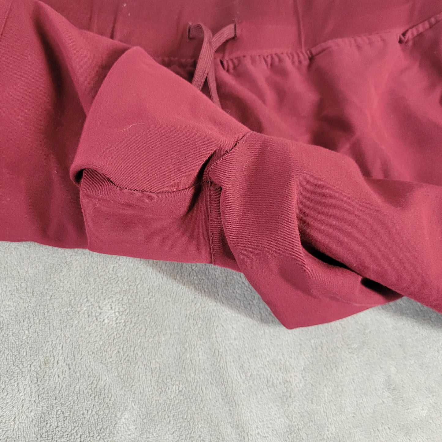 Mandala Womens Jogger Pants 2XL Plus Burgundy Polyester Stretch BUR8E