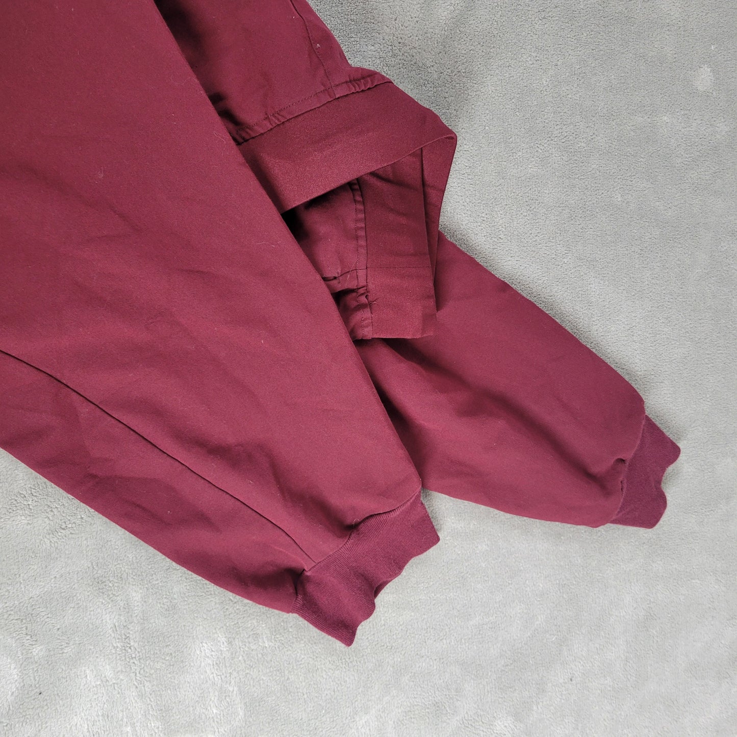 Mandala Womens Jogger Pants 2XL Plus Burgundy Polyester Stretch BUR8E