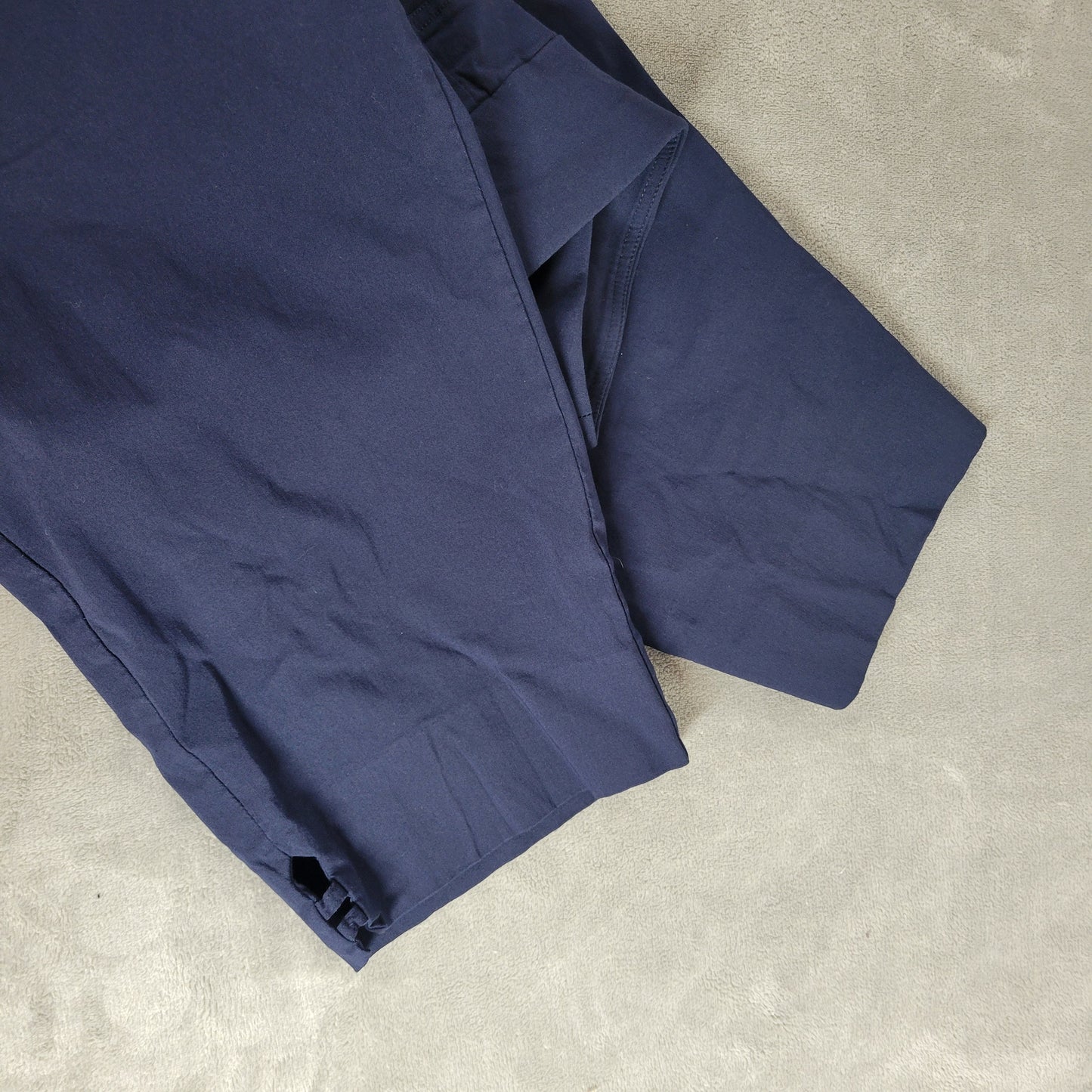Ruby Rd 22W Plus Size Capri Pants Blue Straight Leg Pull On Stretch BLU15XE
