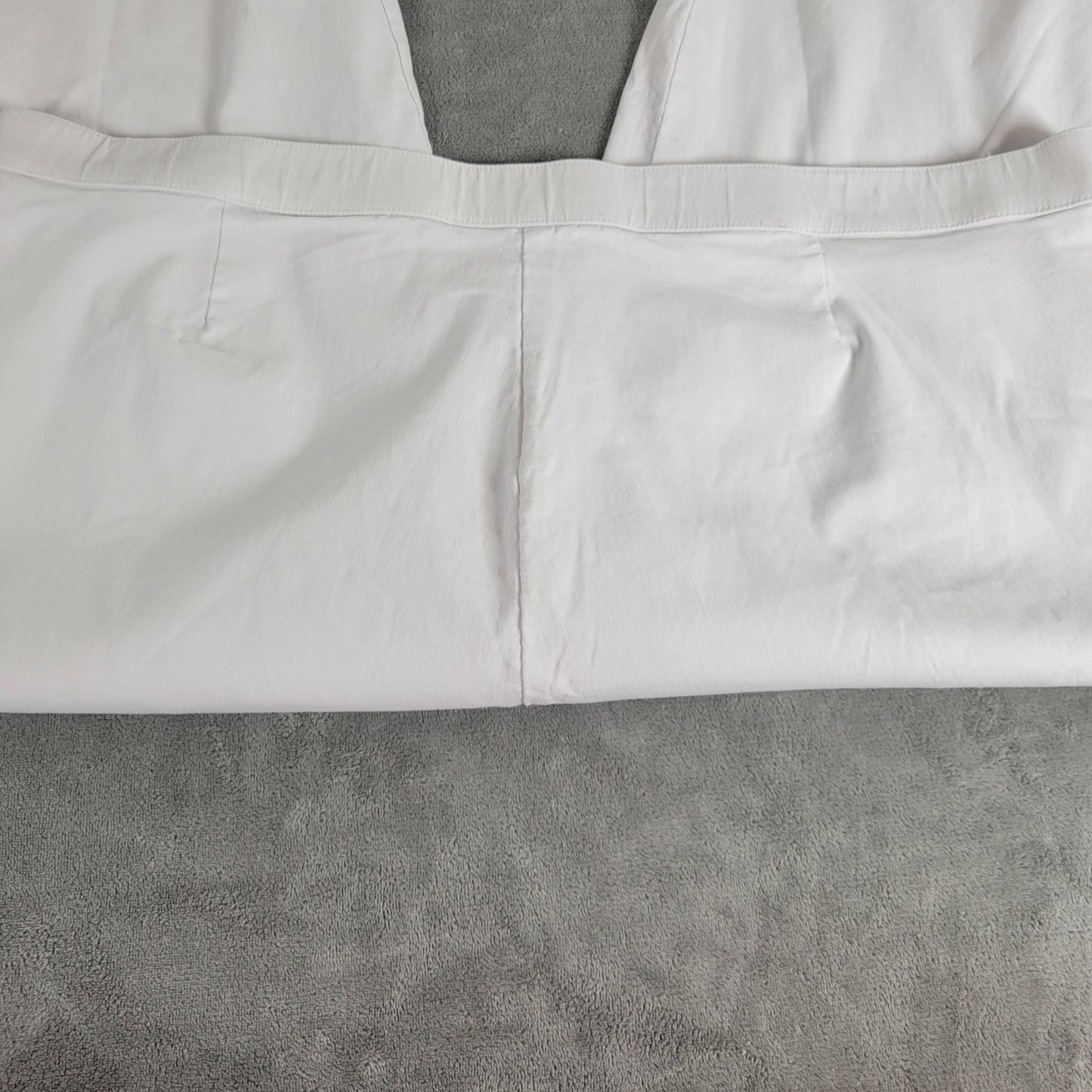 Counterparts White Capri Pants 24W Grommet Hem Elastic Waist Travel WHI8E