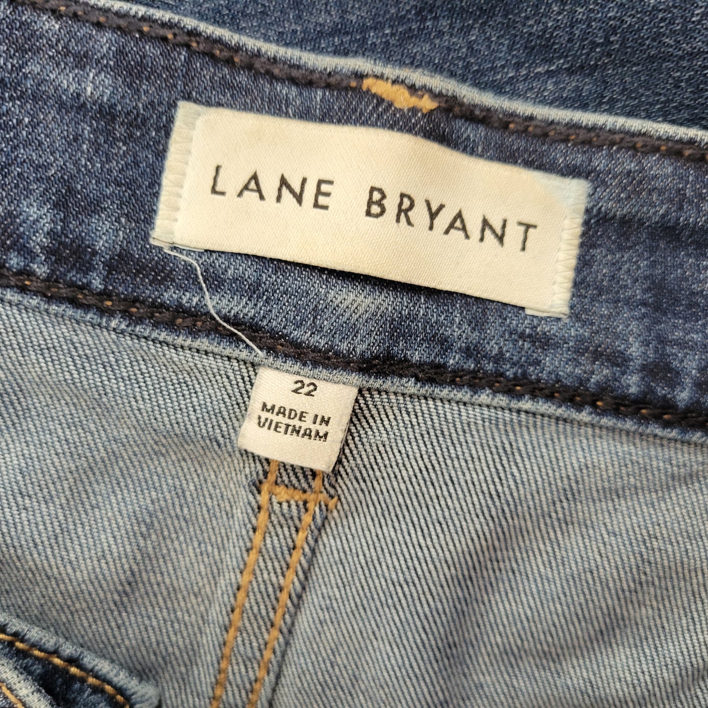 Lane Bryant Flex Magic Boyfriend Jeans 22 Plus Dark Wash Denim Stretch SL134E