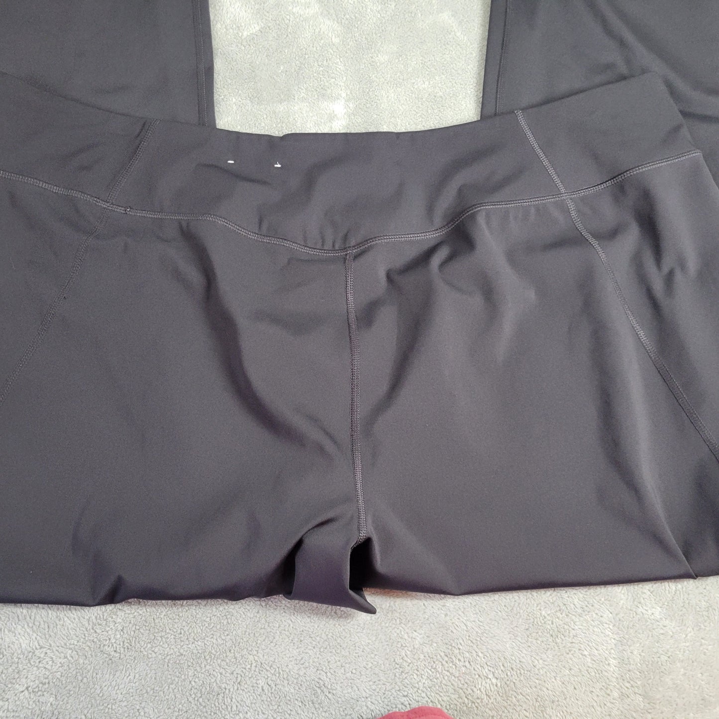 Tek Gear Black Leggings 4X Plus Activewear Stretch Elastic Waist Pants BLA24E