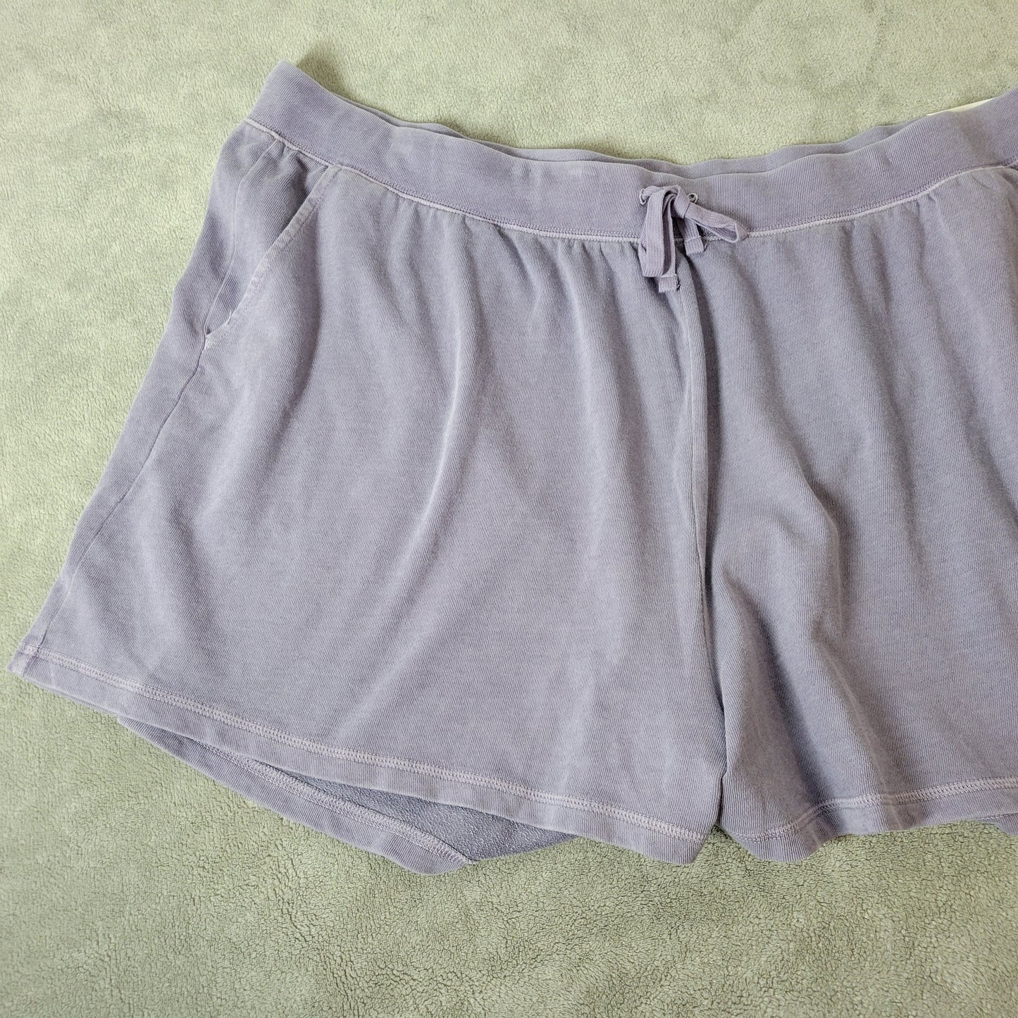 Old Navy Knit Athletic Shorts 3X Plus Size Lavender Purple Drawstring PUR72E