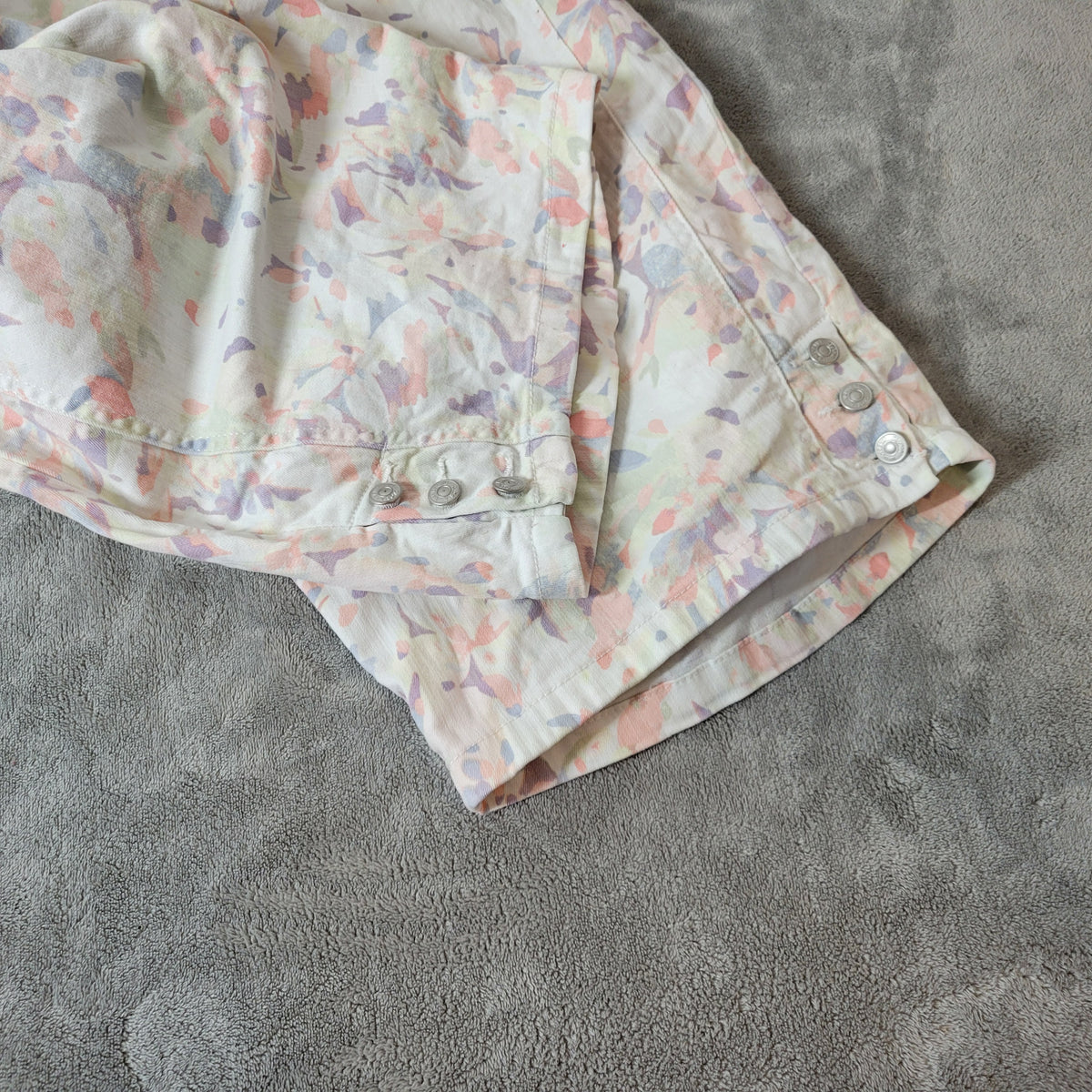Gloria Vanderbilt Skimmer Shorts 24W Womens Floral Denim Pastel SH015E