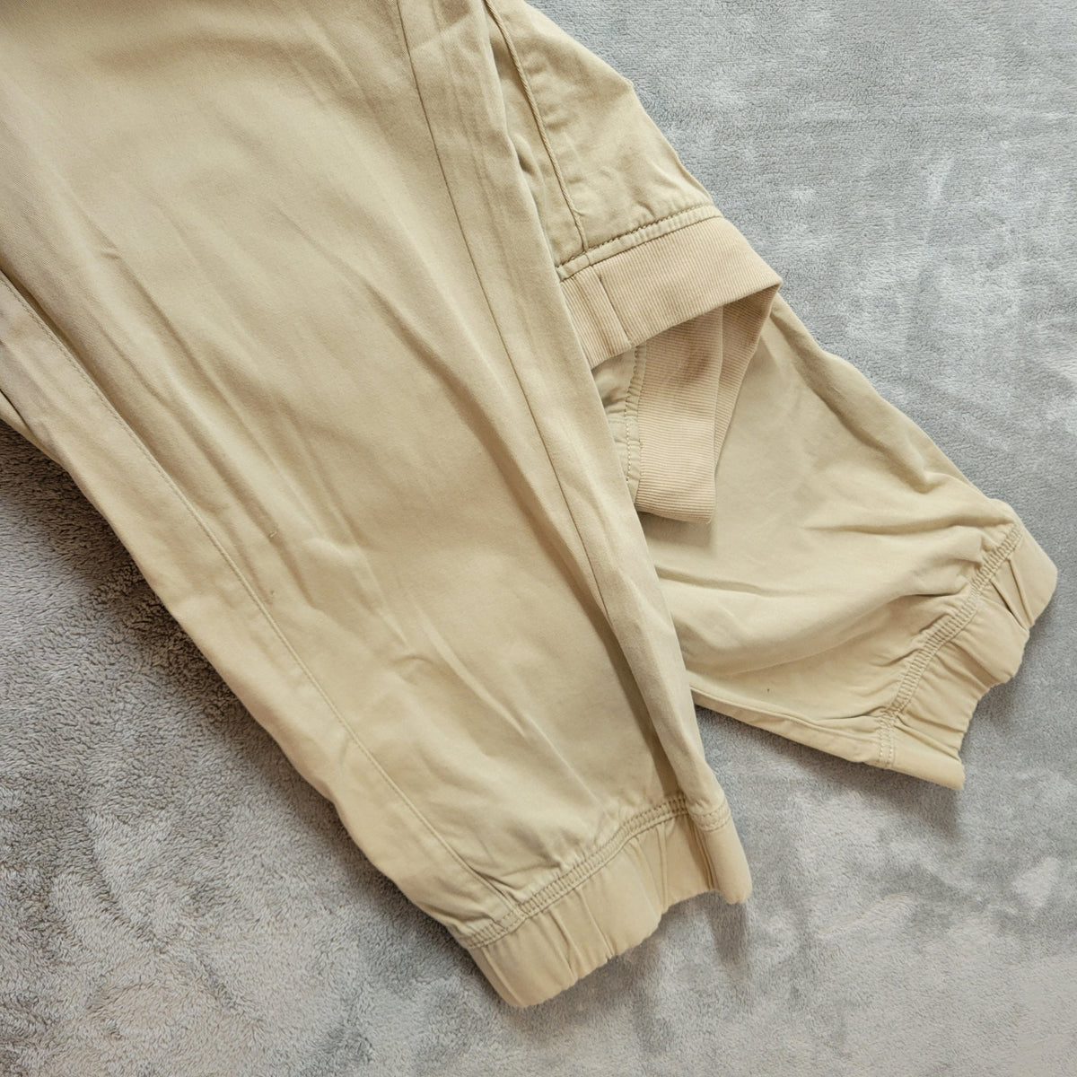 St John's Bay Jogger Pants XXL Womens Beige Pull On Drawstring C19E