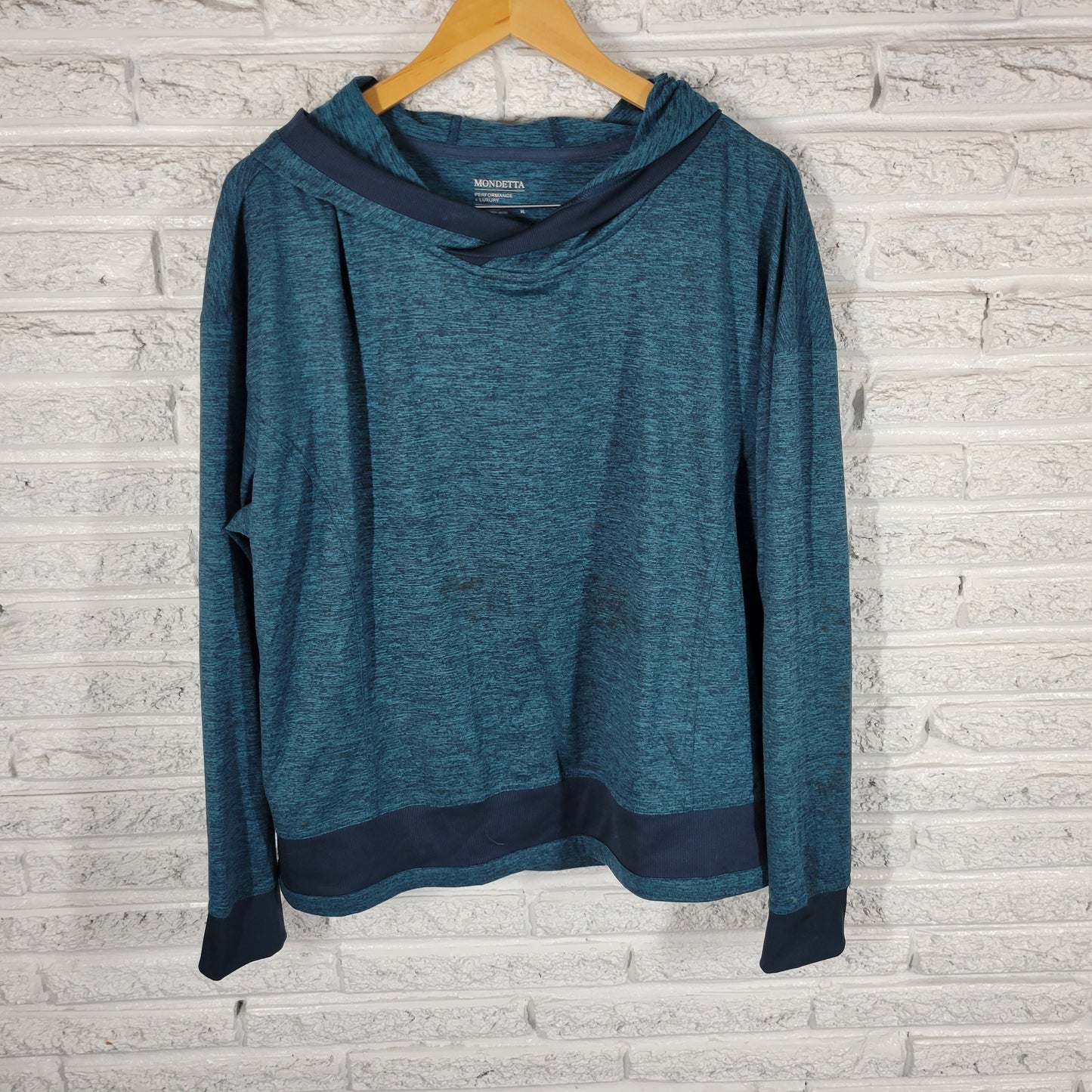 Mondetta Green Heather Pullover Hoodie Mens XL Womens 1X Activewear GRE4E