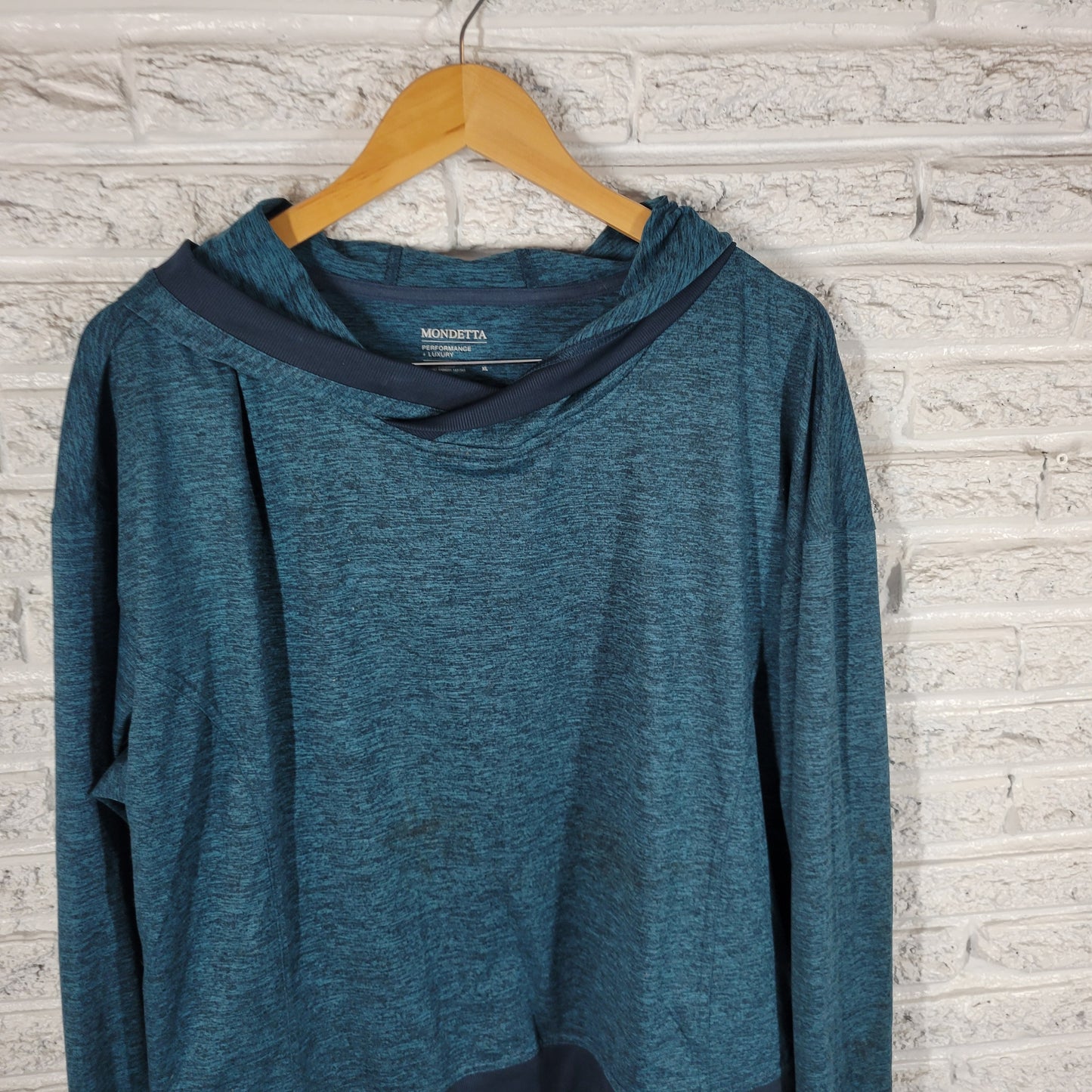 Mondetta Green Heather Pullover Hoodie Mens XL Womens 1X Activewear GRE4E