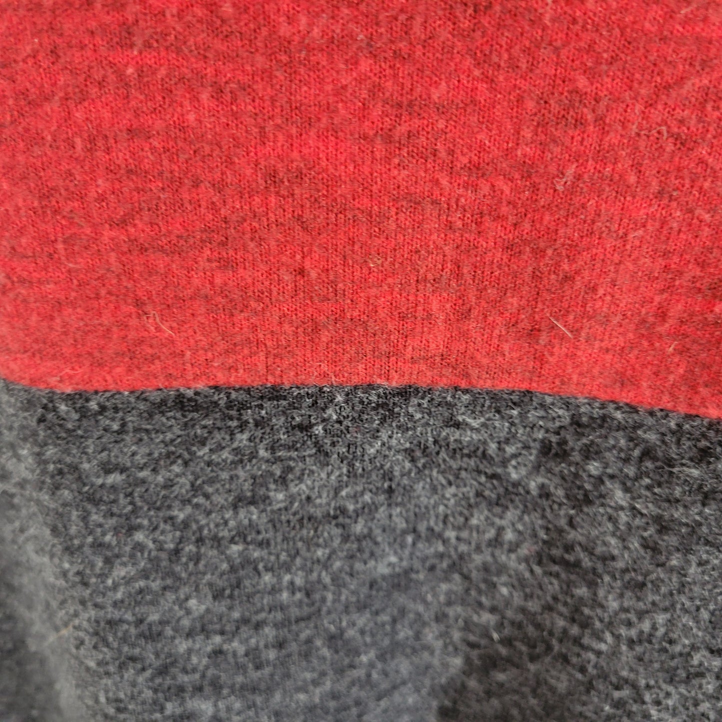 Liz Claiborne Weekend Womens XXL Black Red Knit Crewneck Sweater Pullover RED30E