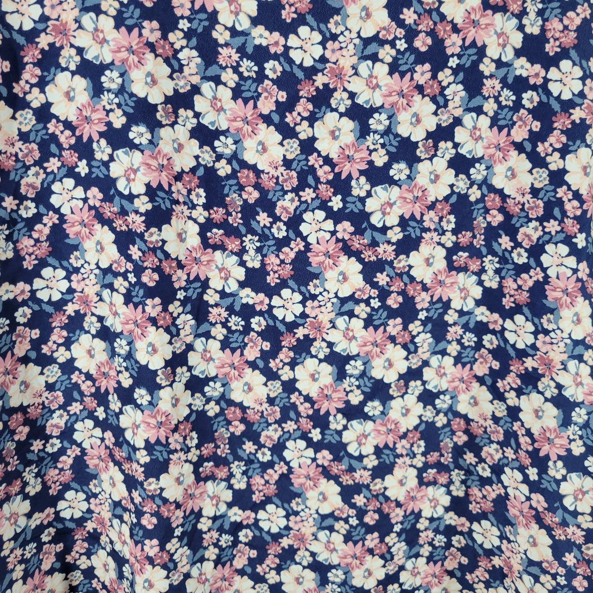 Faded Glory Women Tank Top 3X Plus Blue Pink Floral Casual Lightweight FLO179E