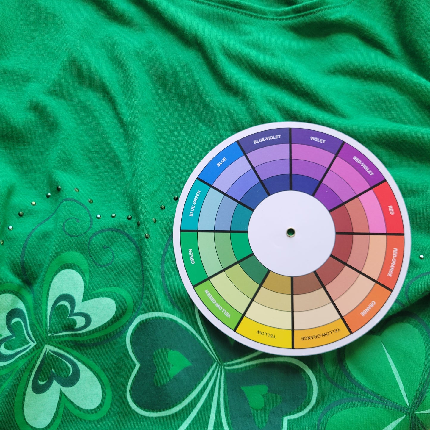 Mac & Belle Womens Tee XL Green Shamrock Studded St Patricks Day Top GRE11E