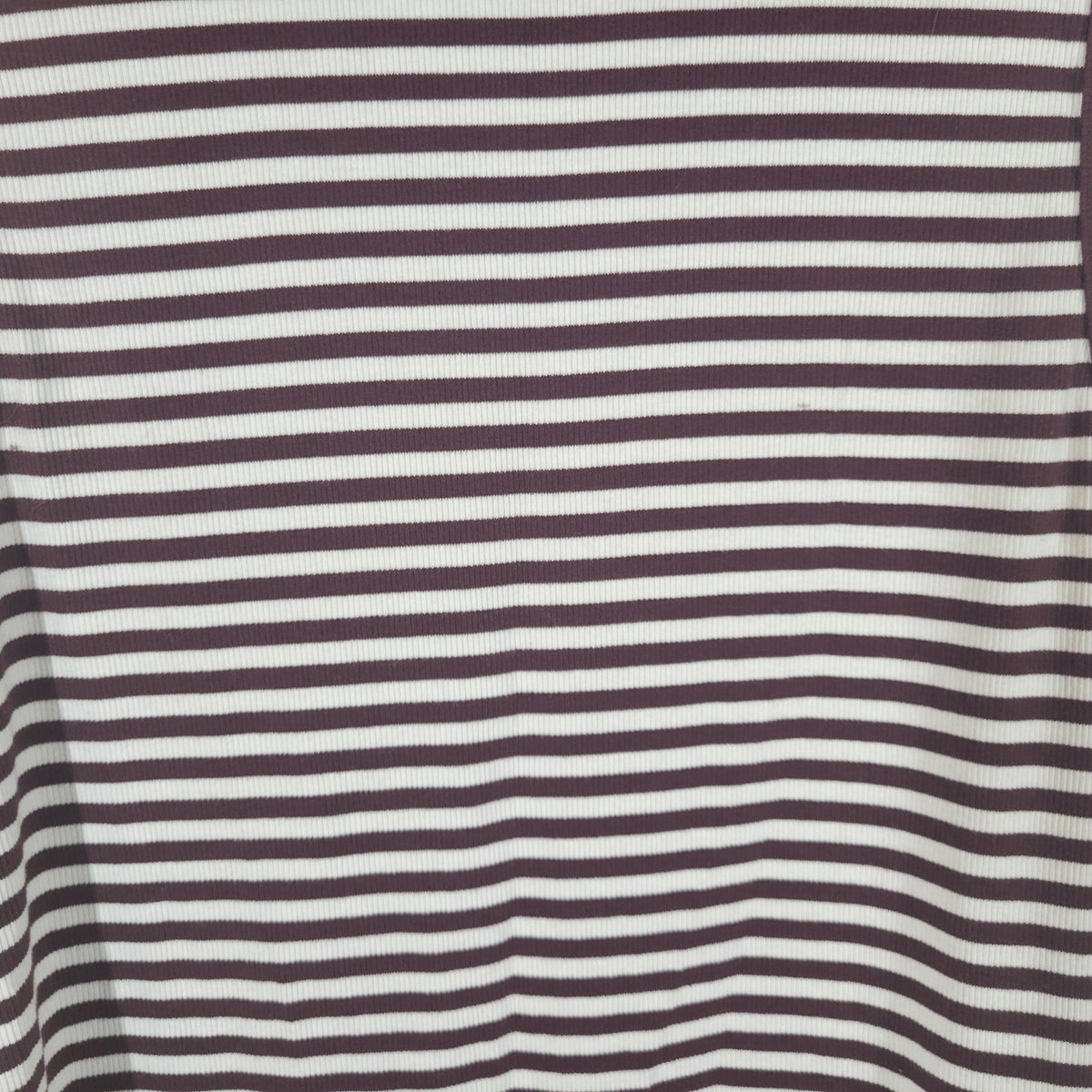 Sonoma Womens Knit Top 3X Burgundy White Striped V Neck Tank Cotton STR182XE