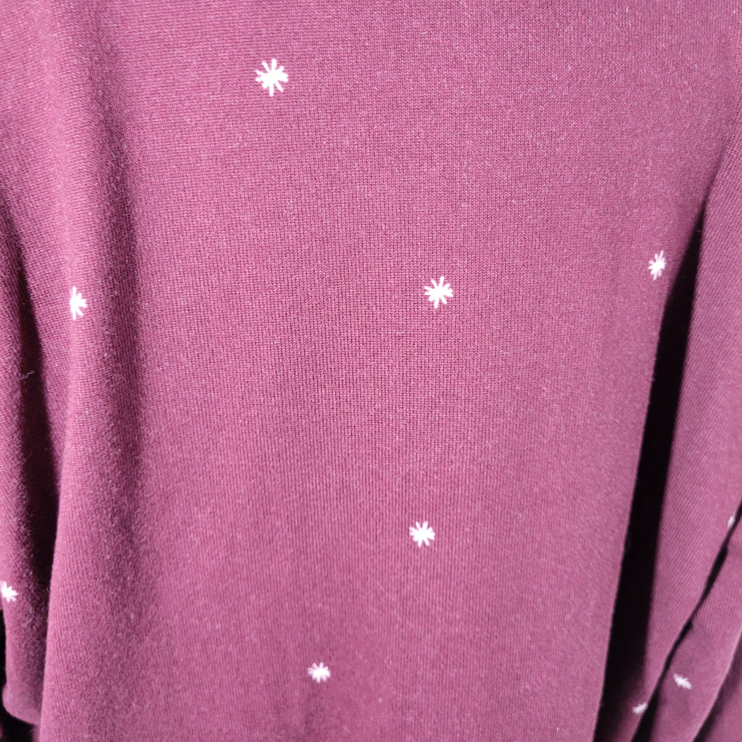 LC Lauren Conrad XL Pajama Set Maroon Feline Cat Winter Beanie Mittens BUR13E