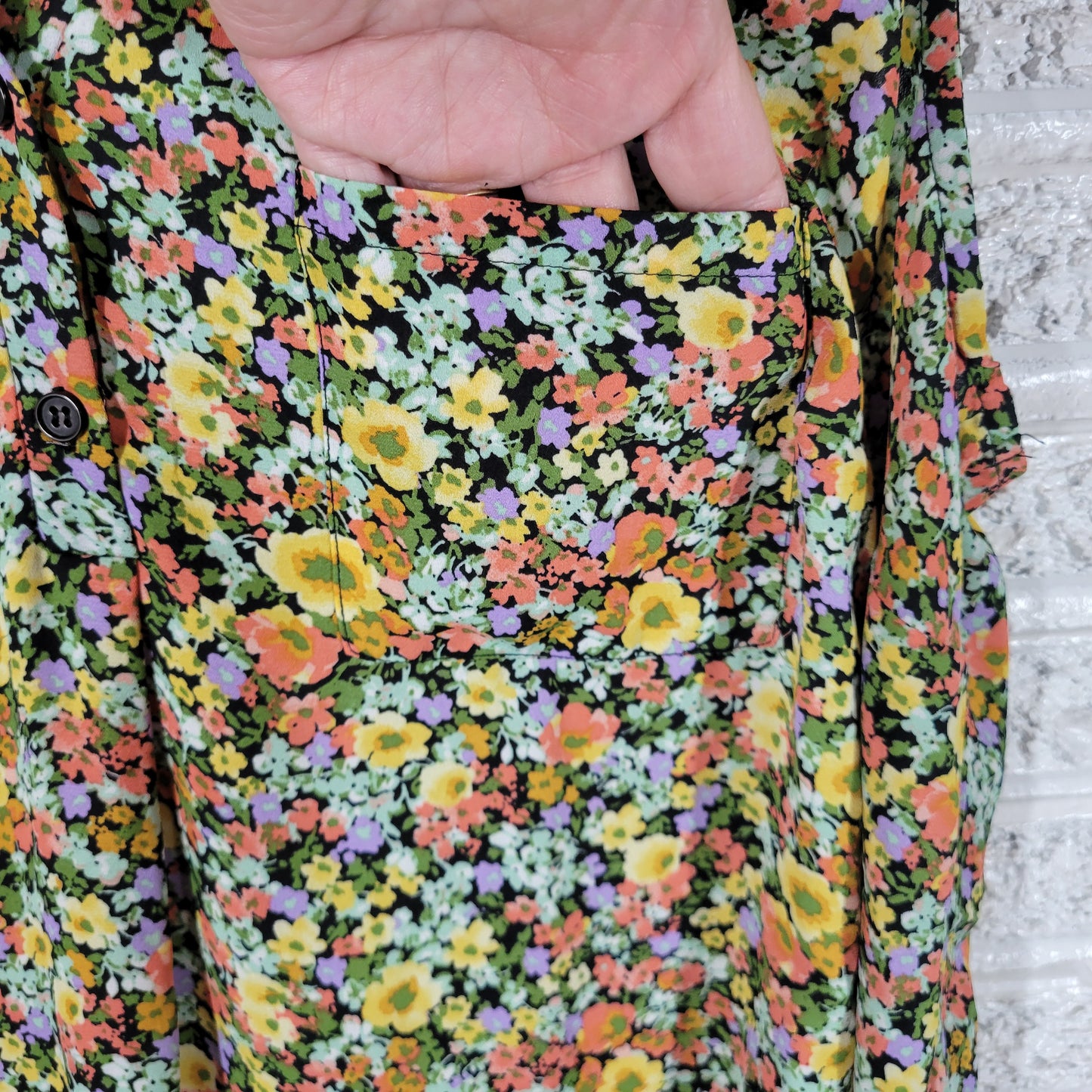 Tacera Womens Tunic Blouse 2X Floral V-Neck Sleeveless Lightweight FLO164E