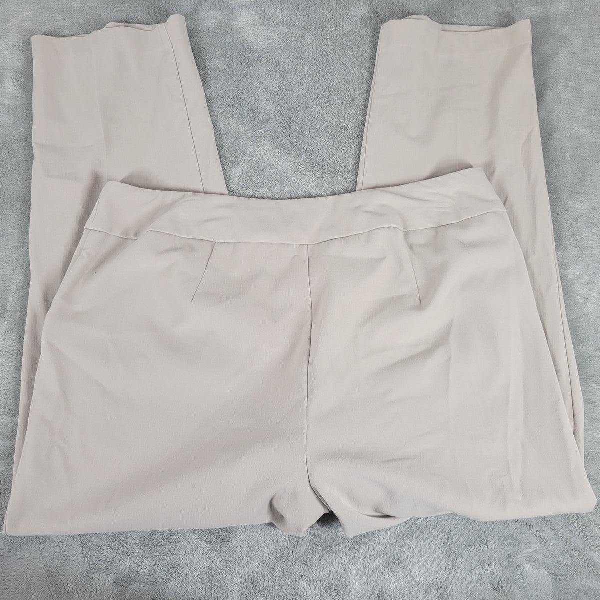Investments II Womens 16WS Dress Pants Beige Straight Leg Petite Pockets B8E