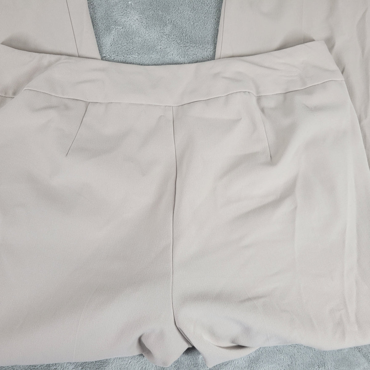 Investments II Womens 16WS Dress Pants Beige Straight Leg Petite Pockets B8E