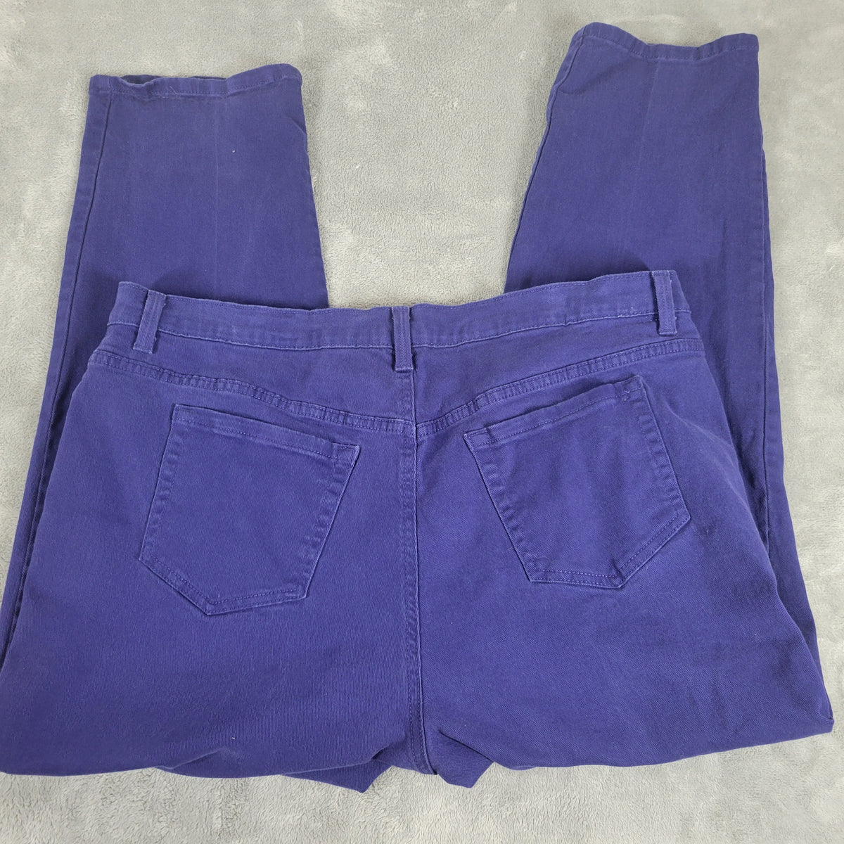 Gloria Vanderbilt Amanda Jeans 18W Blue Straight Leg Stretch Elastic Waist SL84E