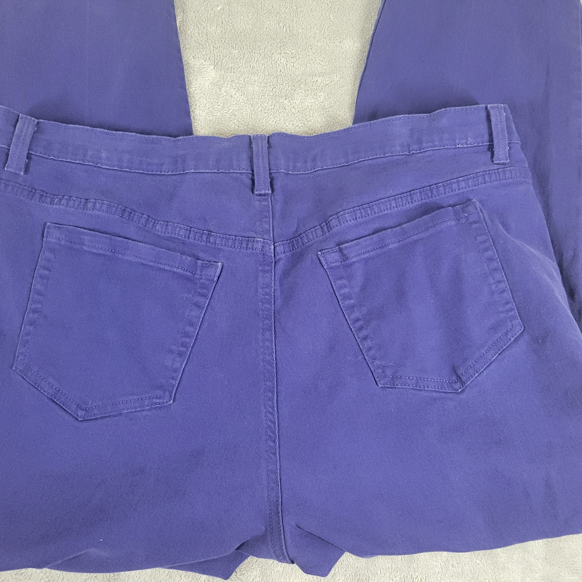 Gloria Vanderbilt Amanda Jeans 18W Blue Straight Leg Stretch Elastic Waist SL84E