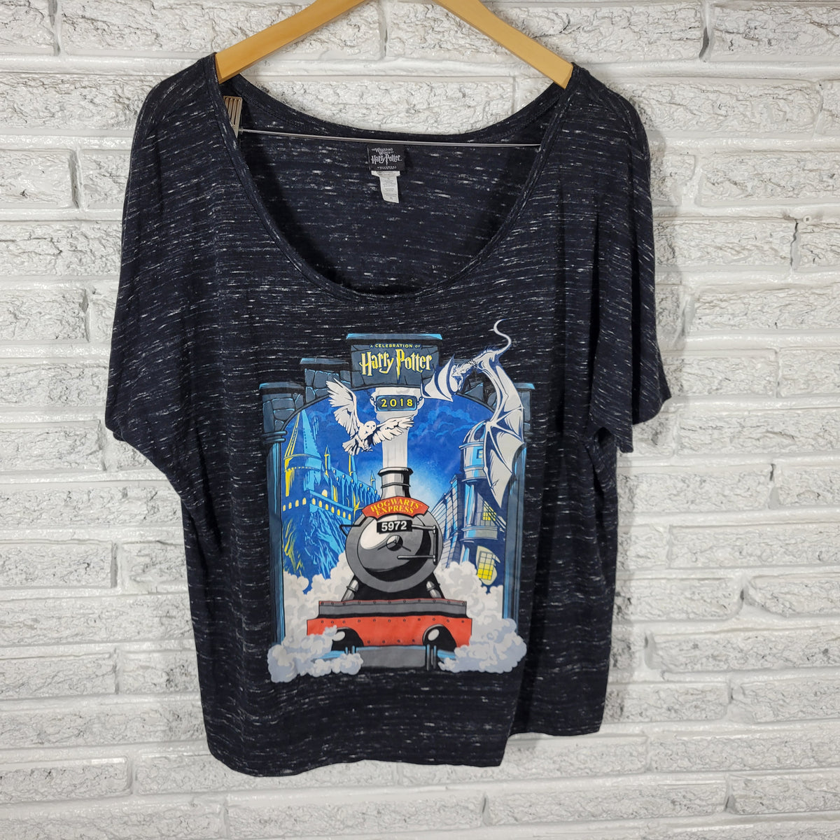 Universal Studios Harry Potter XL 2018 Celebration Hogwarts Express Shirt NOV16E