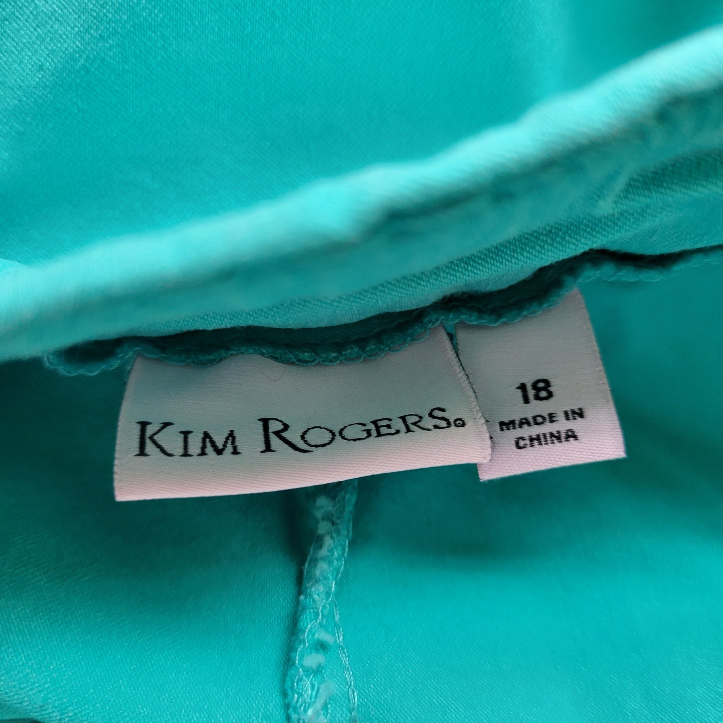 Kim Rogers 18 Blue Skort Elastic Waist Pull On Stretch Casual Travel BLU109E