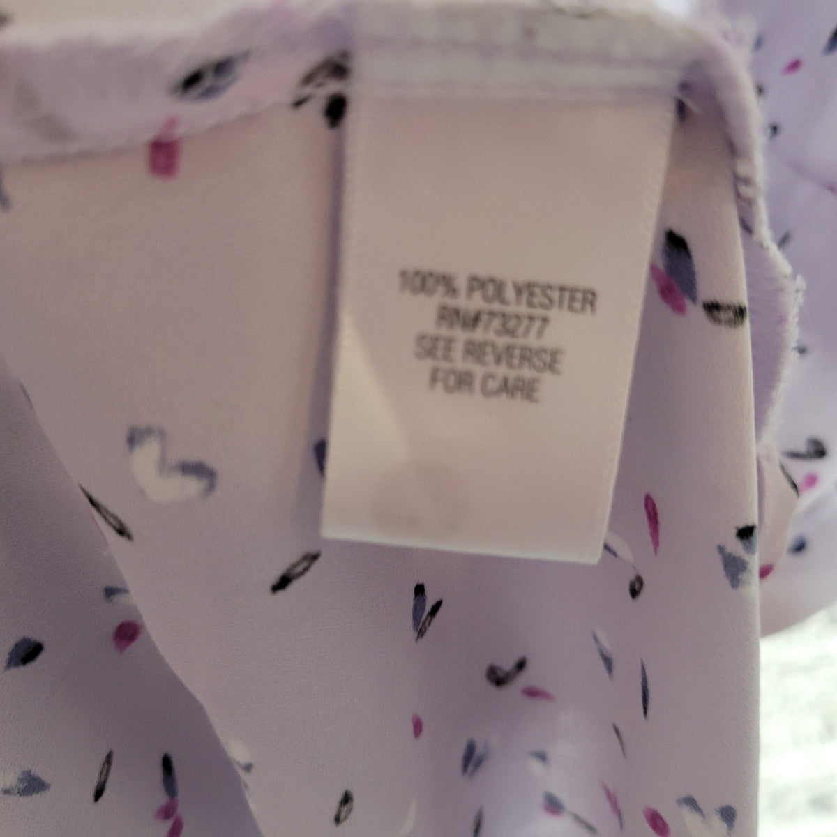 Croft & Barrow Womens Top 3X Plus Floral Petals Frilly Keyhole Flutter FLO82E