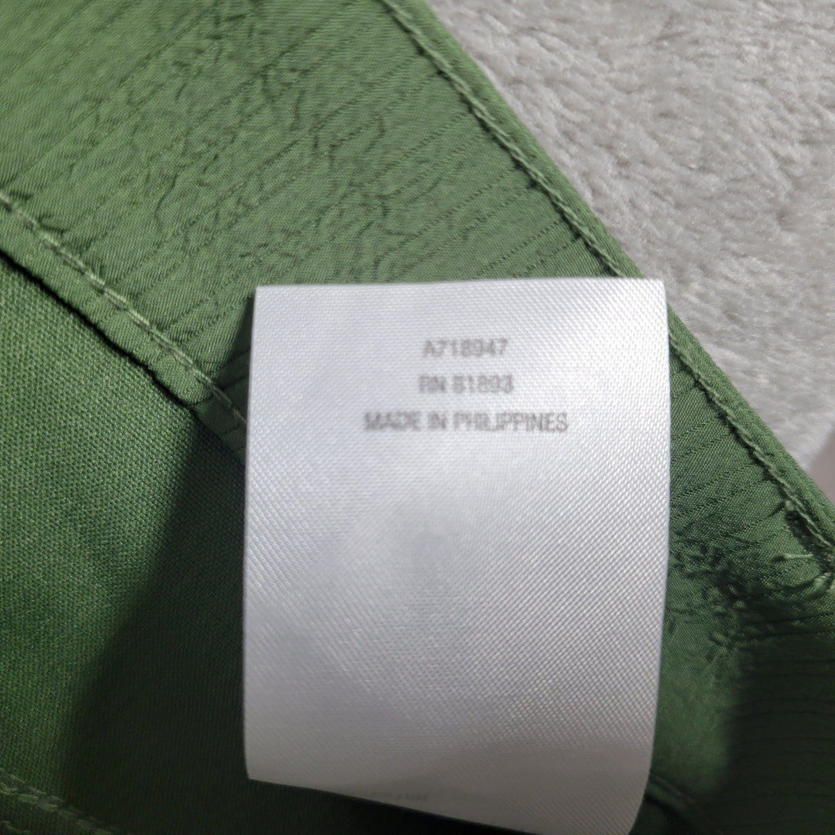 LOGO Lori Goldstein Pants 18W Green Crinkle Crepe Straight Leg Dress GRE46E