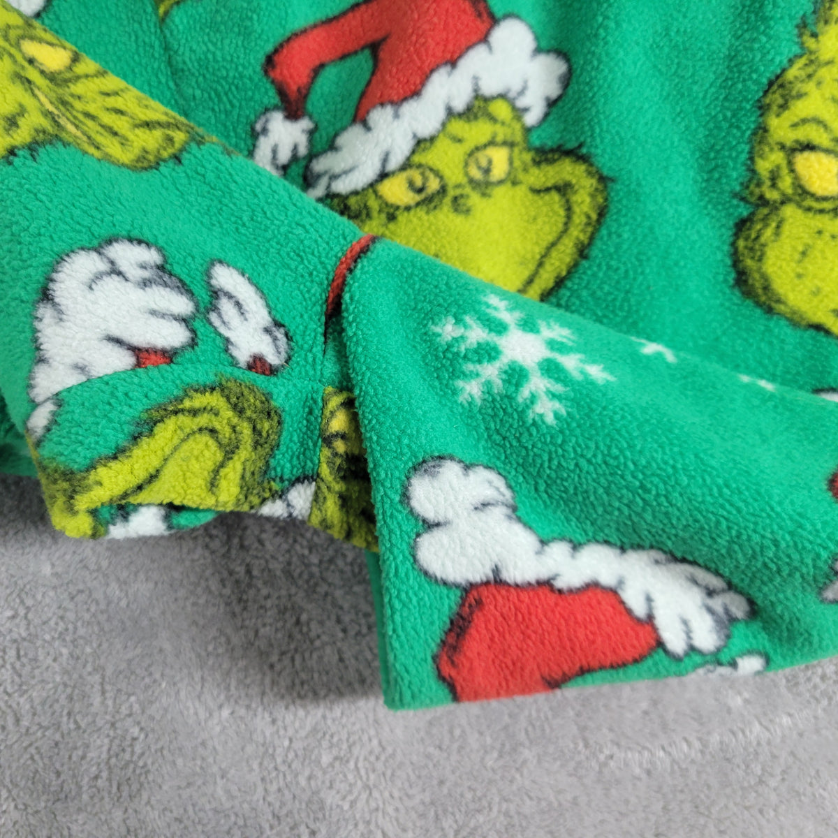 Dr Seuss The Grinch Christmas Fleece Pajama Pants Women 2XL Plus Green NOV64XE