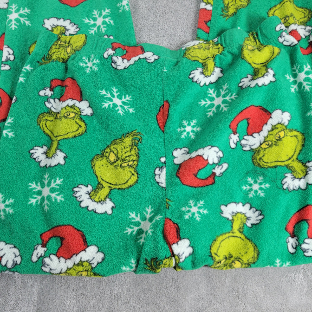 Dr Seuss The Grinch Christmas Fleece Pajama Pants Women 2XL Plus Green NOV64XE