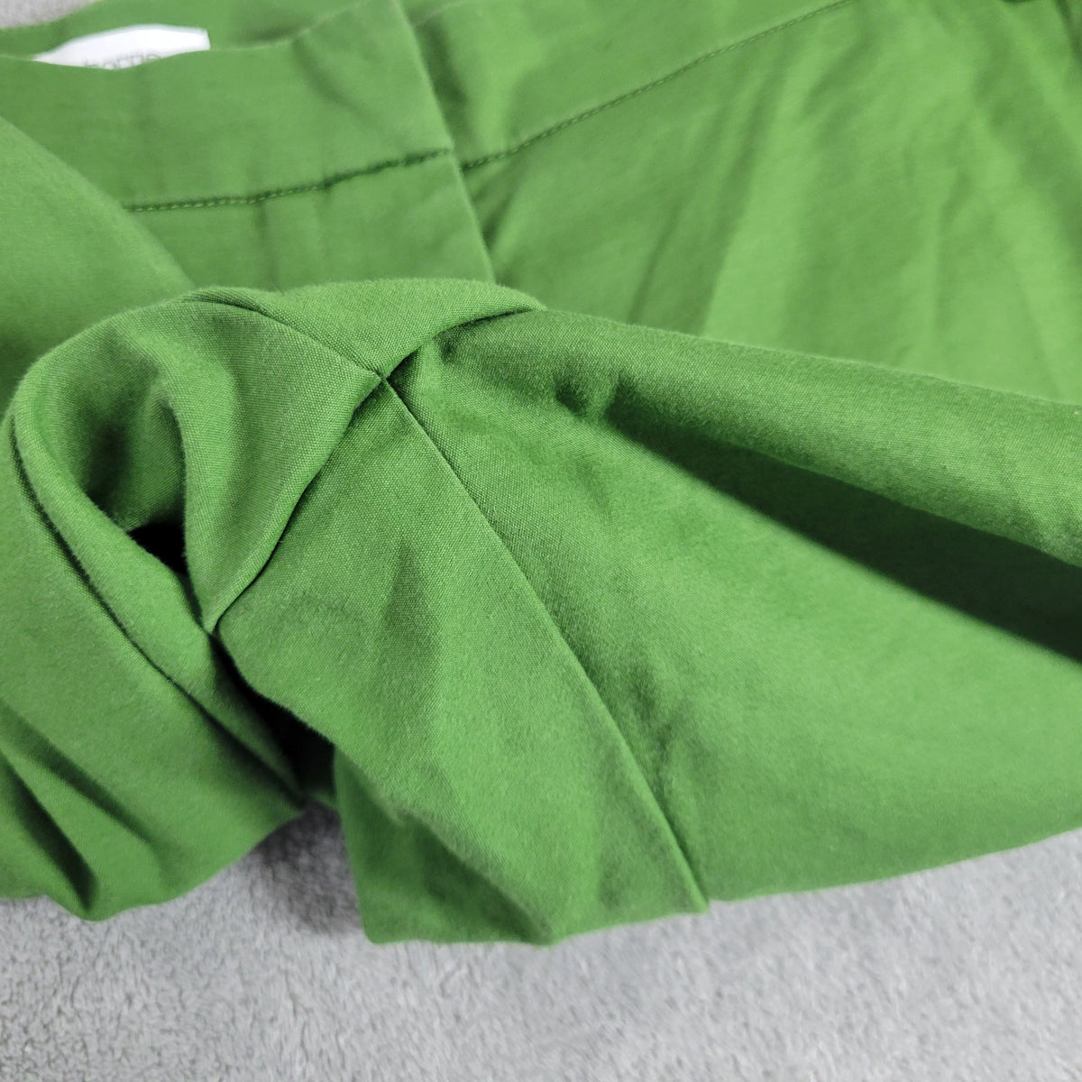 Liz Claiborne Emma Pants 20W Green Straight Leg Elastic Waist GRE39E