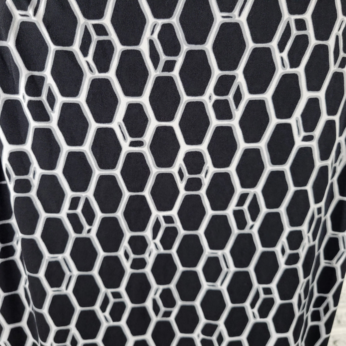 Style & Co Black White Geometric Tunic Top Women's Plus Size 2X GEO22E