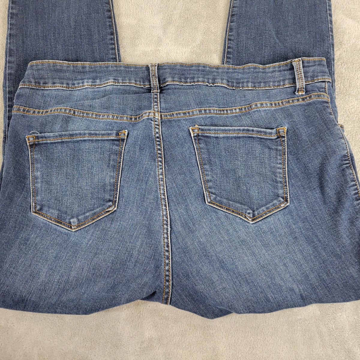 Old Navy Rockstar Skinny Jeans Womens 20 Plus Dark Wash Denim Stretch 5-Pocket SKI8E