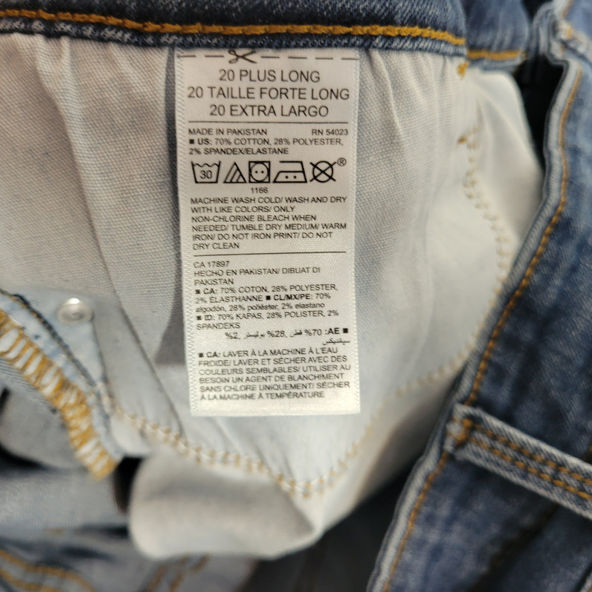 Old Navy Rockstar Skinny Jeans Womens 20 Plus Dark Wash Denim Stretch 5-Pocket SKI8E