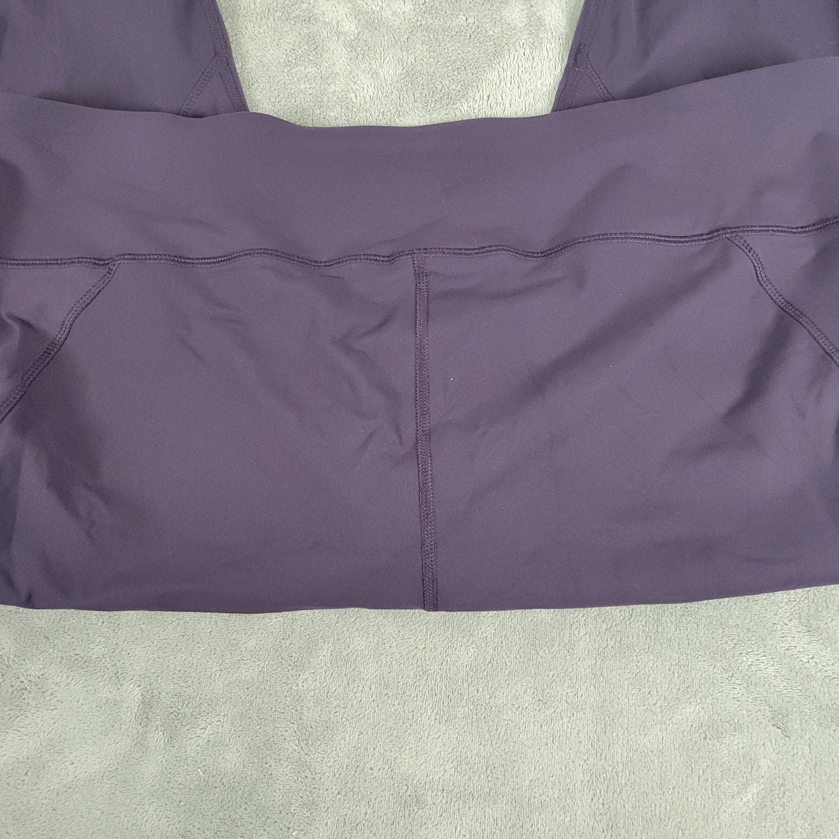 Shape Womens 3X Purple Lace Up Side Leggings Capris Mesh Cutout Stretch PUR31E