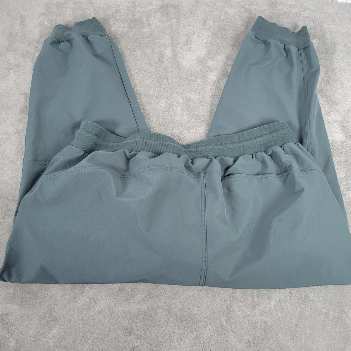 Old Navy Green Water Repellent Joggers Women 2X Plus Buttery Soft Tapered GRE36E